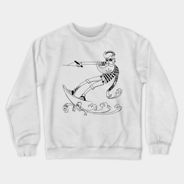 Cable Rider Crewneck Sweatshirt by DesignBySolaz